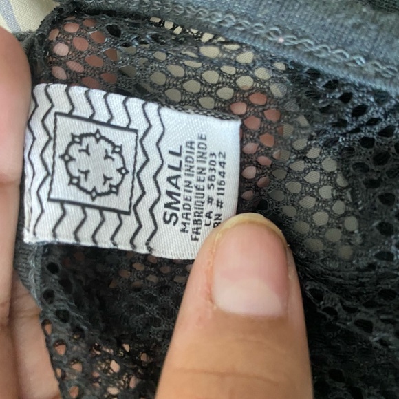 ❤️3x$20 Empyre Celia Black & Mint Tribal Tank Top - Picture 10 of 10